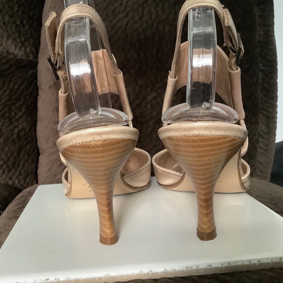 Woman Shoes by ZITA MARIA Made in ITALY Size 7.5 Color Beige - Picture 8 of 12
